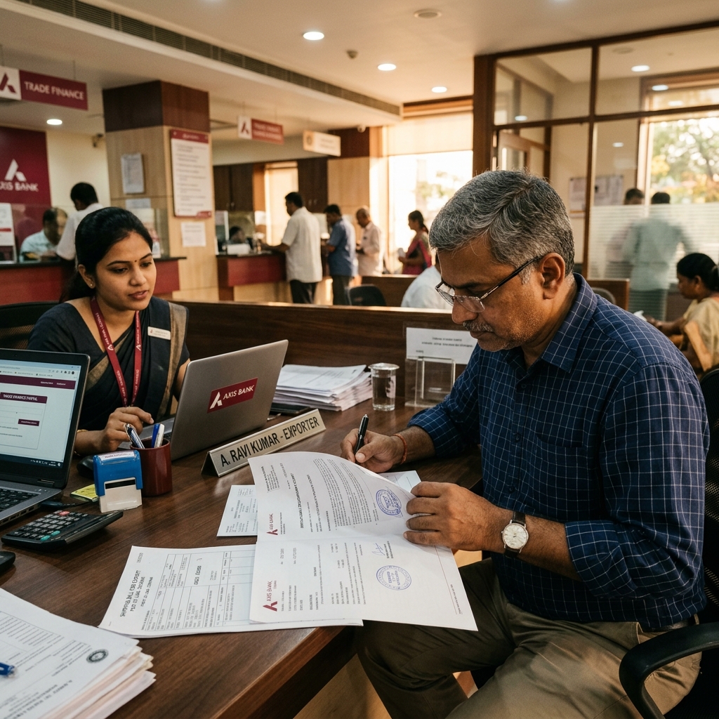 Exporter checking a letter of credit against export documents before presentation — ExportCRM
