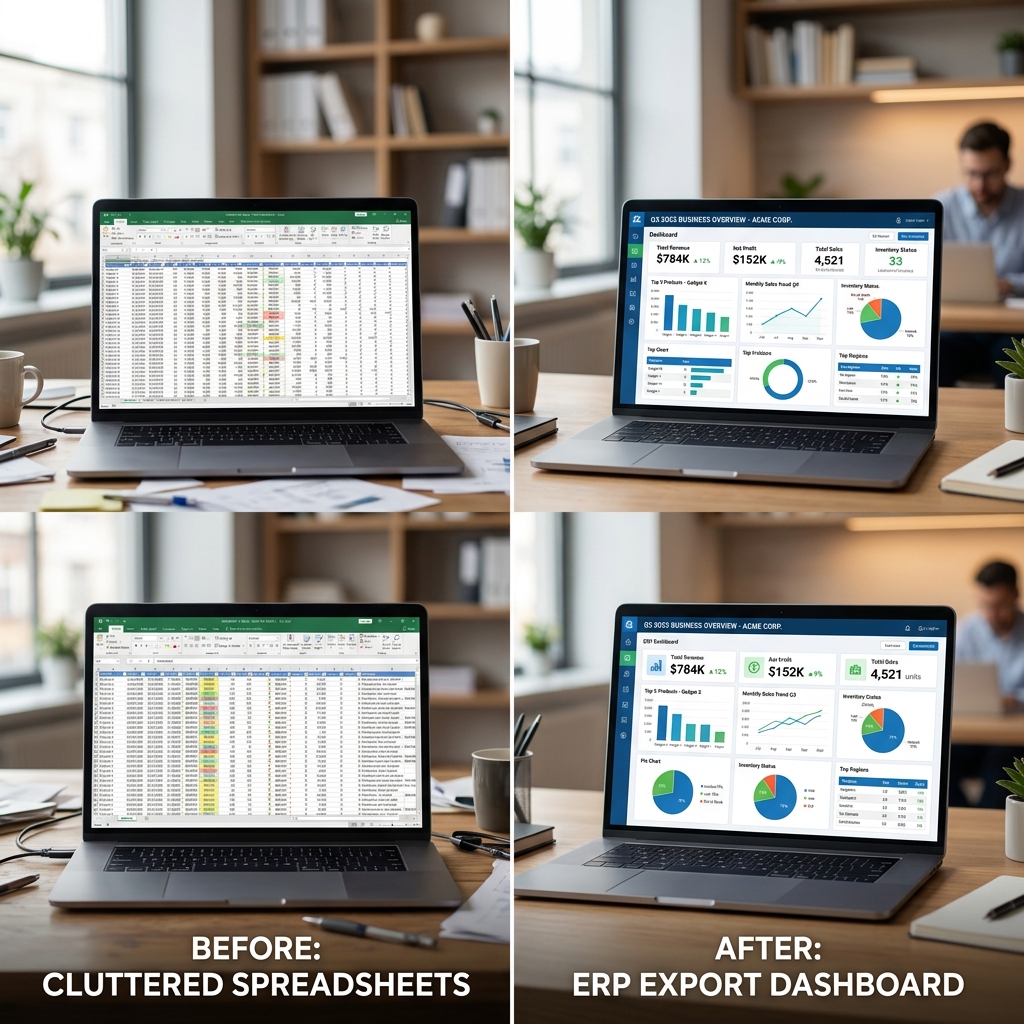 Transition from messy spreadsheets to a single ExportCRM platform for an export house